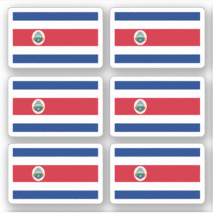 Pegatina Bandera costarricense