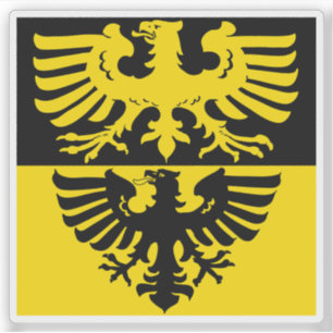 Pegatina Bandera de Aigle, Suiza