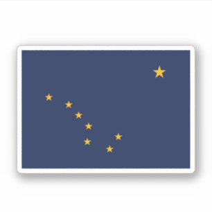 Pegatina Bandera de Alaska