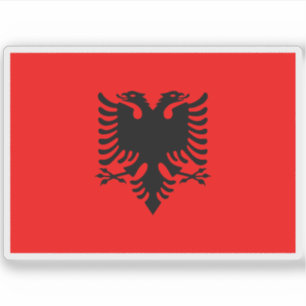 Pegatina Bandera de Albania