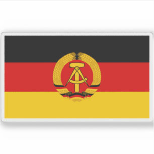 Pegatina Bandera de Alemania Oriental - RDA (DDR) (1959-199