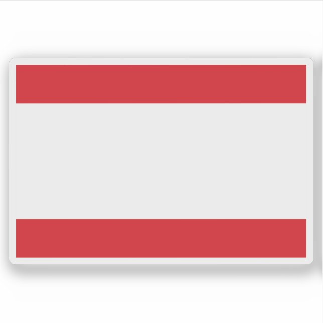 Pegatina Bandera de Amberes, Bélgica (Anverso)