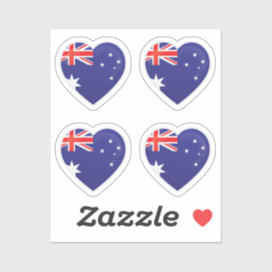 Pegatina Bandera de Amor de Australia