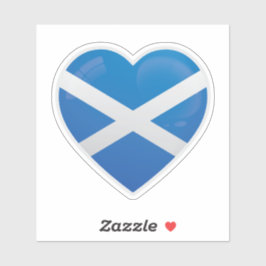Pegatina Bandera de amor de Escocia