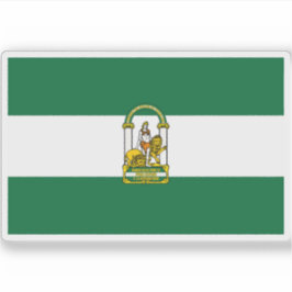 Pegatina Bandera de Andalucía