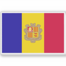 Pegatina Bandera de Andorra