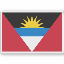 Pegatina Bandera de Antigua y Barbuda