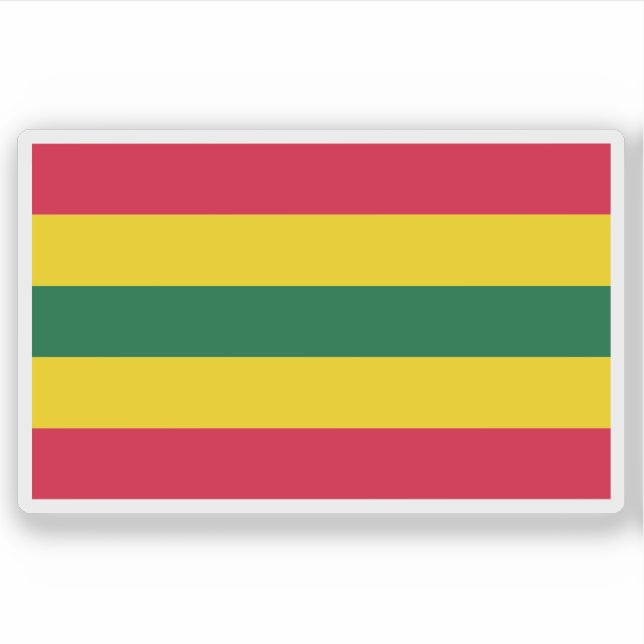 Pegatina Bandera de Argel (Al-Sharafī60 otomano), Argelia (Anverso)