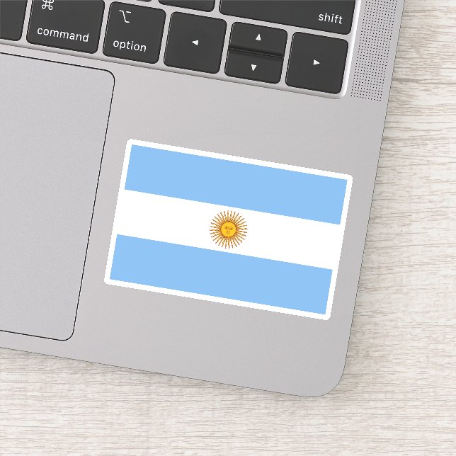 Pegatina Bandera de Argentina (Detalle)