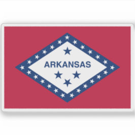 Pegatina Bandera de Arkansas