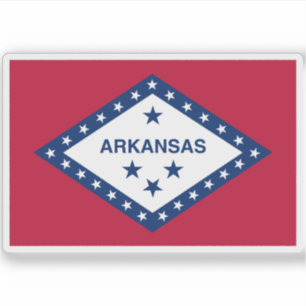 Pegatina Bandera de Arkansas