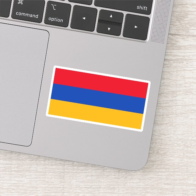 Pegatina Bandera de Armenia (Detalle)