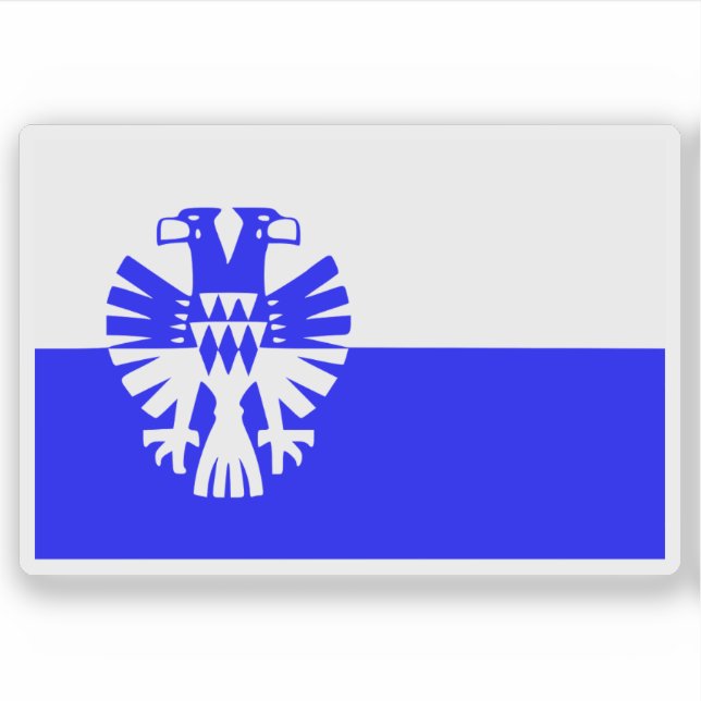 Pegatina Bandera de Arnhem, Países Bajos (Anverso)