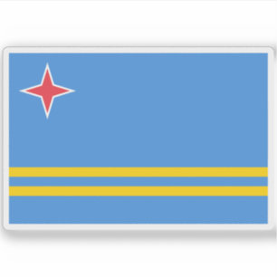 Pegatina Bandera de Aruba