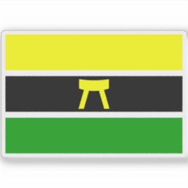 Pegatina Bandera de Ashanti, África