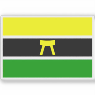 Pegatina Bandera de Ashanti, África