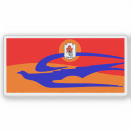 Pegatina Bandera de Ashtarak, República de Armenia