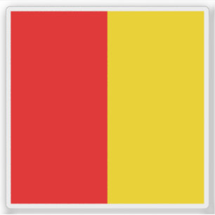 Pegatina Bandera de Aubonne, Suiza