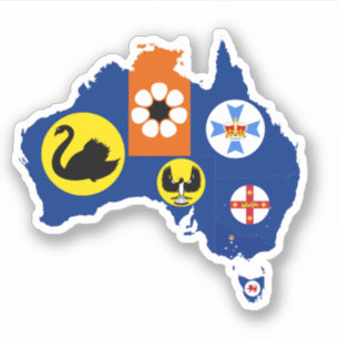Pegatina Bandera de Australia