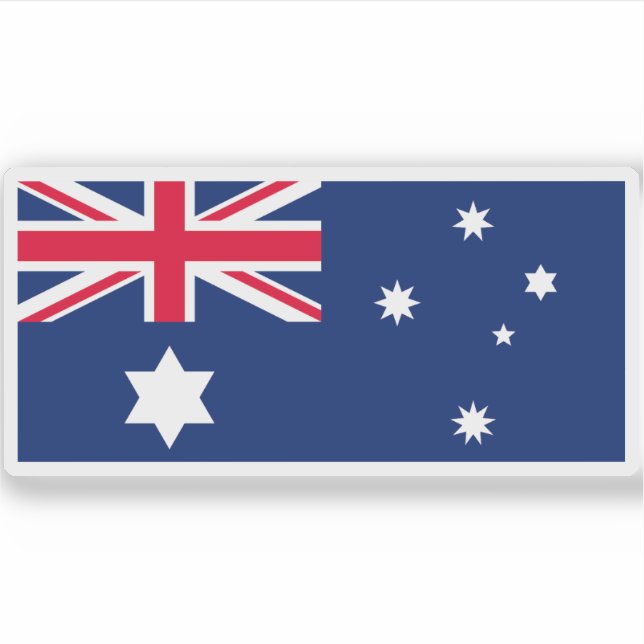 Pegatina Bandera de Australia (1901-1903) (Anverso)