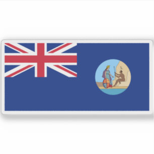 Pegatina Bandera de Australia del Sur (1876-1904)