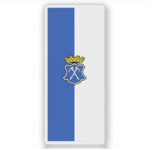 Pegatina Bandera de Bad Homburg, Alemania