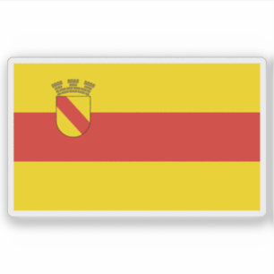 Pegatina Bandera de Baden-Baden, Alemania