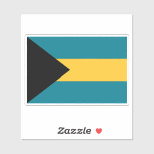 Pegatina Bandera de Bahamas