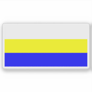 Pegatina Bandera de Bakar, Croacia