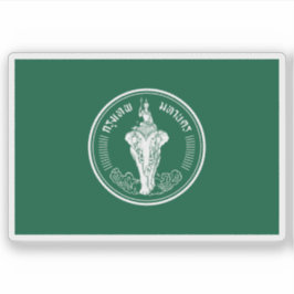 Pegatina Bandera de Bangkok, Tailandia