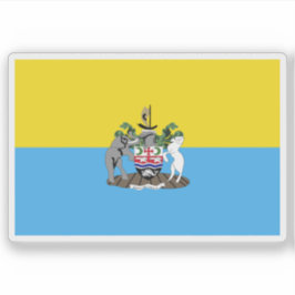 Pegatina Bandera de Banjul, República de Gambia