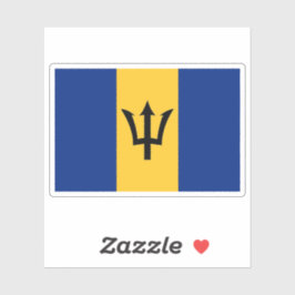 Pegatina Bandera de Barbados