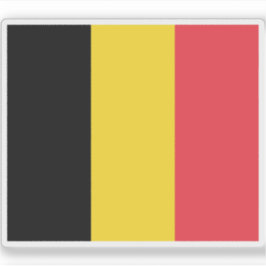 Pegatina Bandera de Bélgica