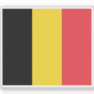 Pegatina Bandera de Bélgica