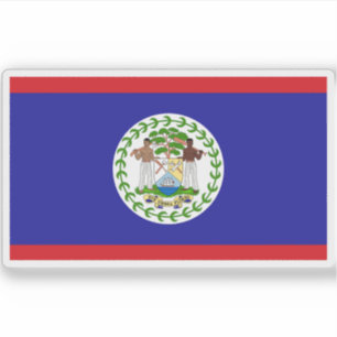 Pegatina Bandera de Belice