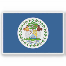 Pegatina Bandera de Belice (1950-1981)