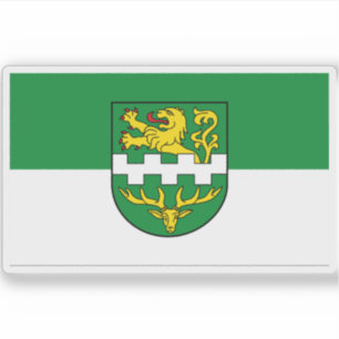 Pegatina Bandera de Bergisch Gladbach, Alemania