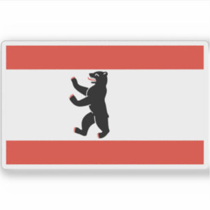 Pegatina Bandera de Berlín, Alemania