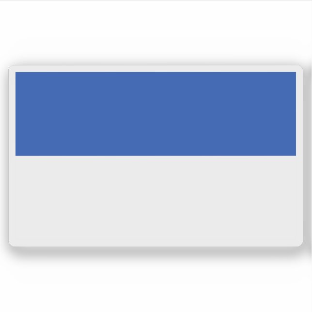 Pegatina Bandera de Bochum, Alemania (Anverso)