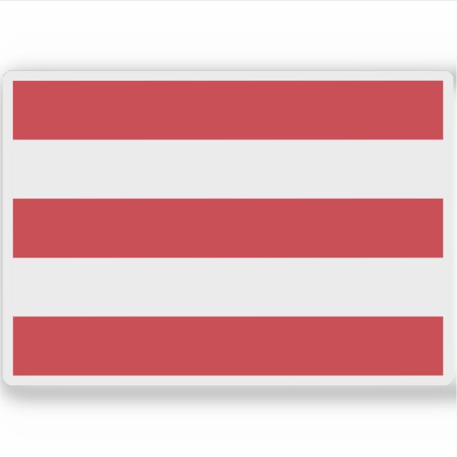 Pegatina Bandera de Bora (Anverso)