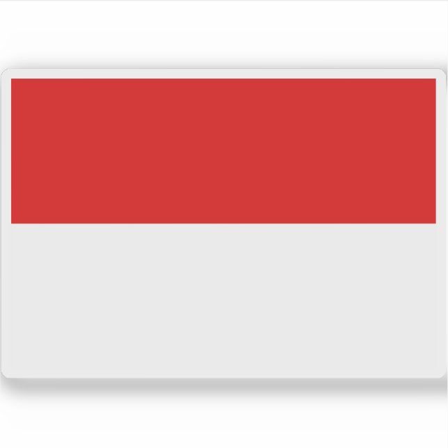 Pegatina Bandera de Brandemburgo, provincia de Prusia (1815 (Anverso)