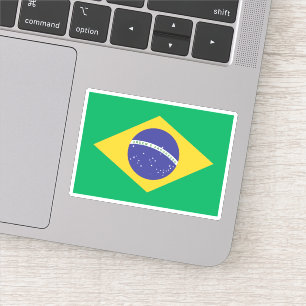 Pegatina Bandera de Brasil