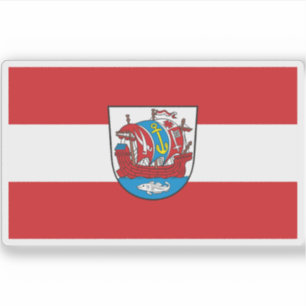 Pegatina Bandera de Bremerhaven