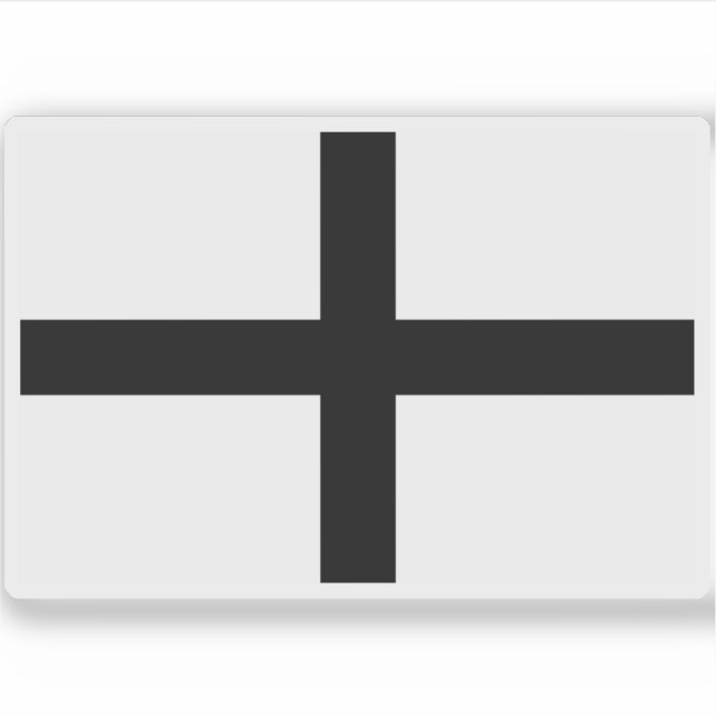 Pegatina Bandera de Bretaña (independiente hasta el siglo X (Anverso)