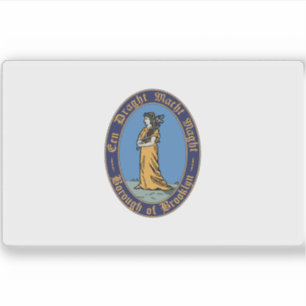Pegatina Bandera de Brooklyn, Nueva York
