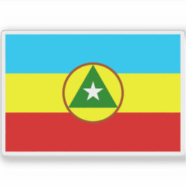 Pegatina Bandera de Cabinda (propuesta del FLEC), África