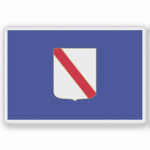 Pegatina Bandera de Campania, Italia