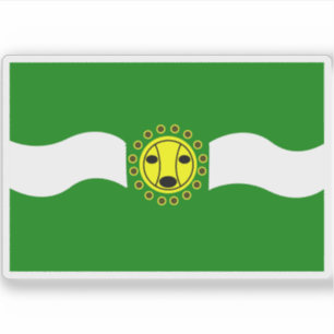Pegatina Bandera de Camuy, Puerto Rico