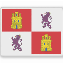 Pegatina Bandera de Castilla y León