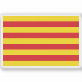 Pegatina Bandera de Cataluña